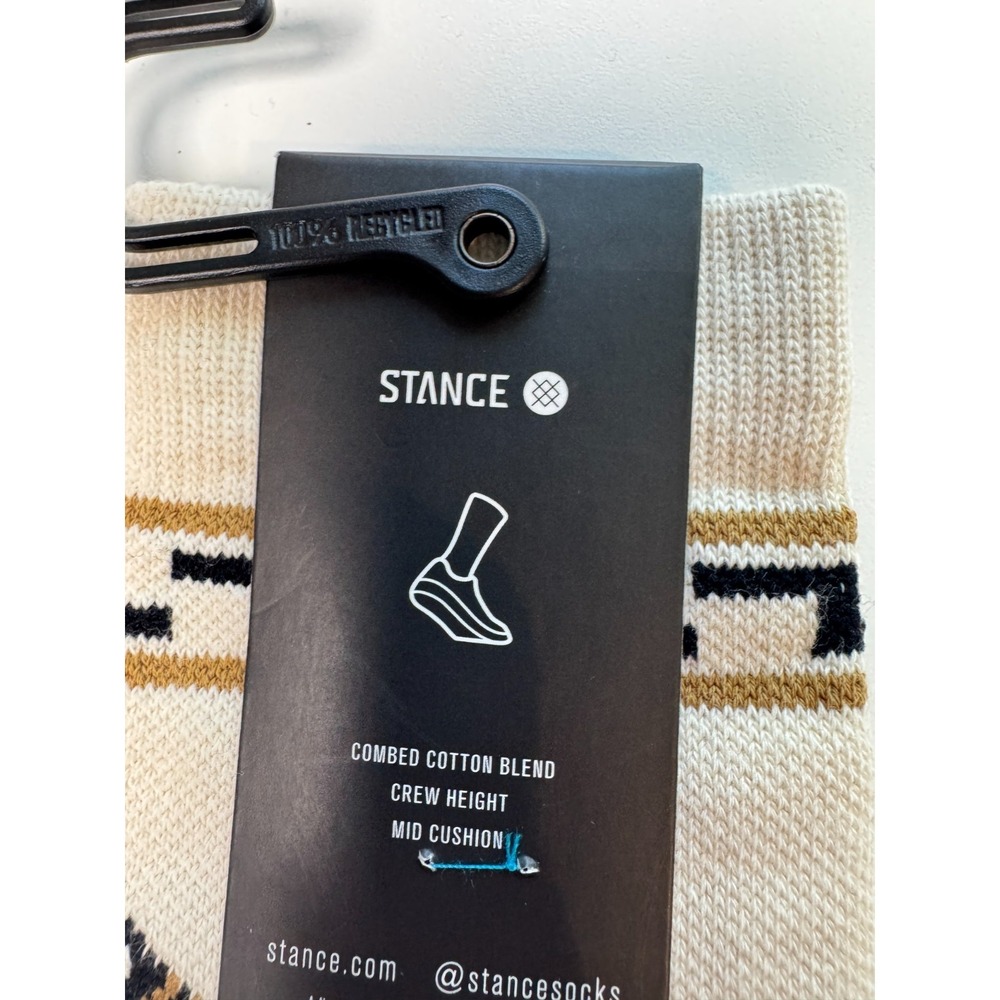 STANCE x Big Lebowski Dude Crew Socks Small = Men 3-5.5 and Women 5-7.5 Casual - Picture 5 of 7